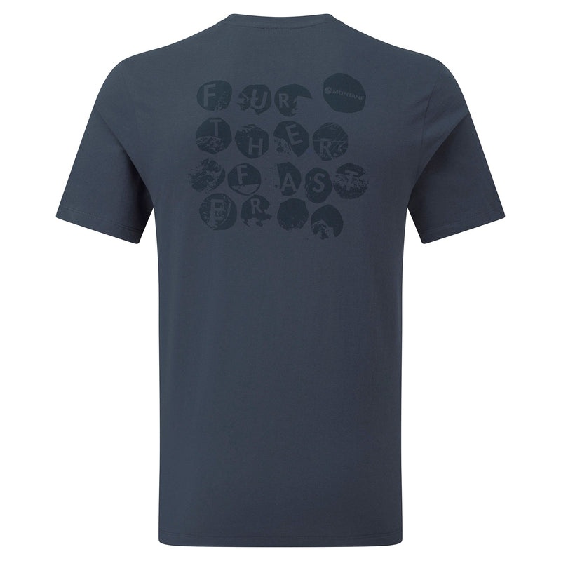 Montane Transpose T-Shirt Herr Blå | DHGWEY847