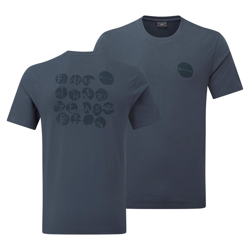 Montane Transpose T-Shirt Herr Blå | DHGWEY847