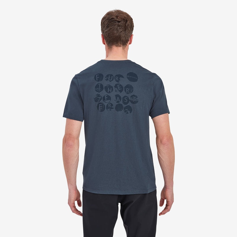 Montane Transpose T-Shirt Herr Blå | DHGWEY847