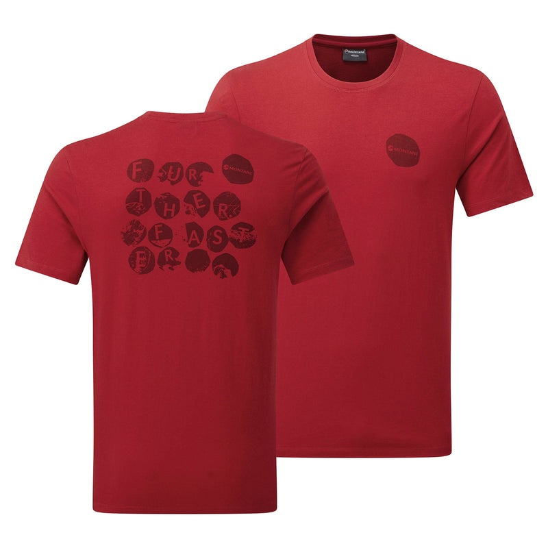 Montane Transpose T-Shirt Herr Röda | CETWNP839