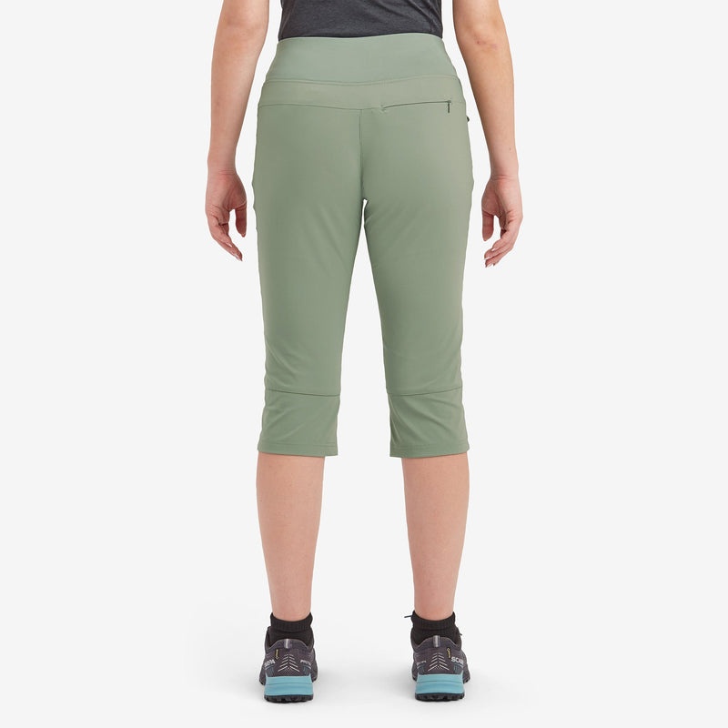 Montane Tucana Lite Stretch Capri 3/4 Leggings Dam Gröna | AXBDFY902