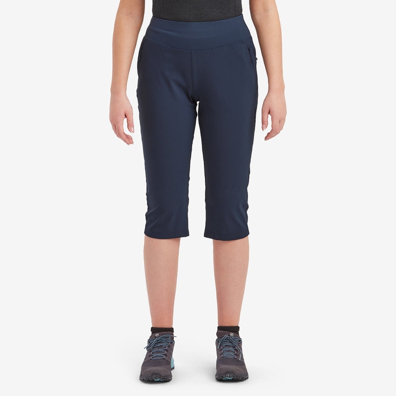 Montane Tucana Lite Stretch Capri 3/4 Leggings Dam Marinblå | ZOYIRE291