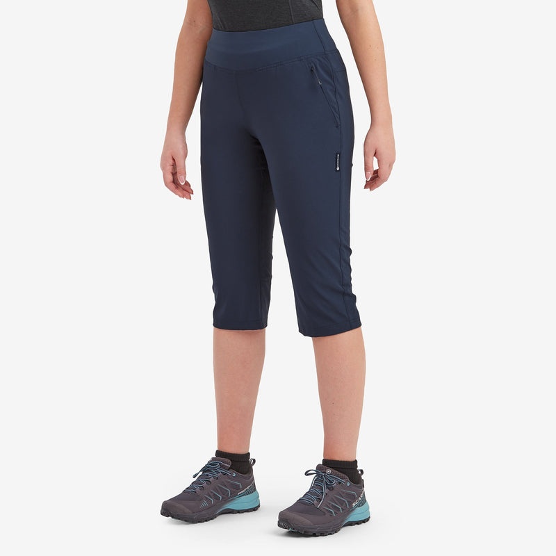 Montane Tucana Lite Stretch Capri 3/4 Leggings Dam Marinblå | ZOYIRE291