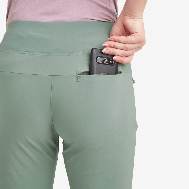 Montane Tucana Lite Stretch Leggings Dam Gröna | HBVWUI813