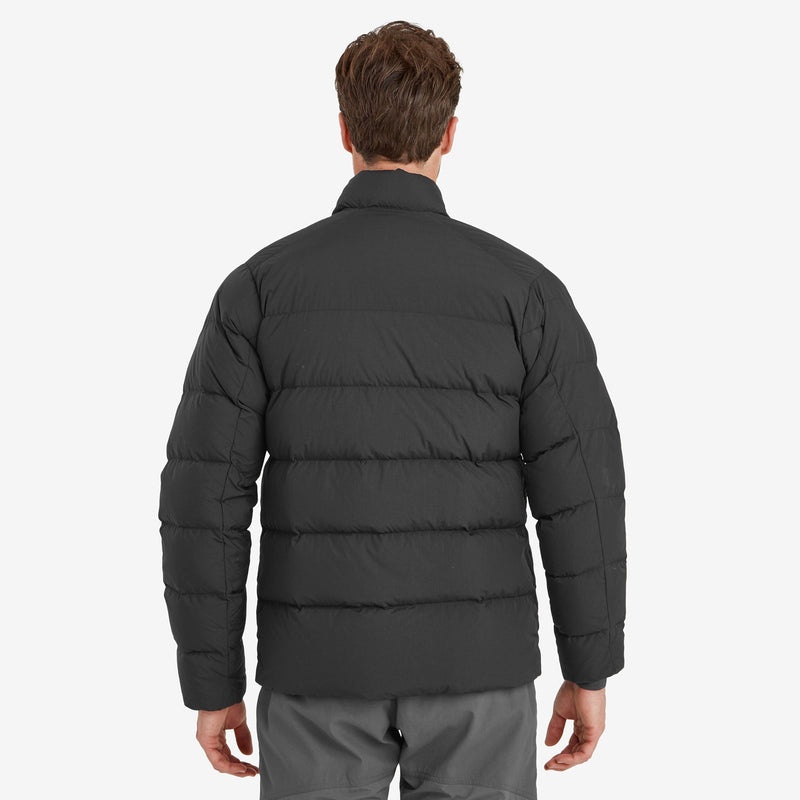 Montane Tundra Dunjackor Herr Svarta | VPTKDI914