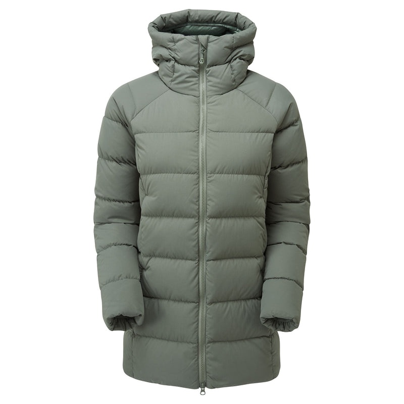 Montane Tundra Hooded Dunjackor Dam Gröna | PWJNZT384