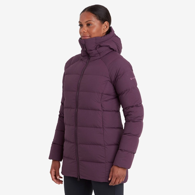 Montane Tundra Hooded Dunjackor Dam Lila | HLRJZA827