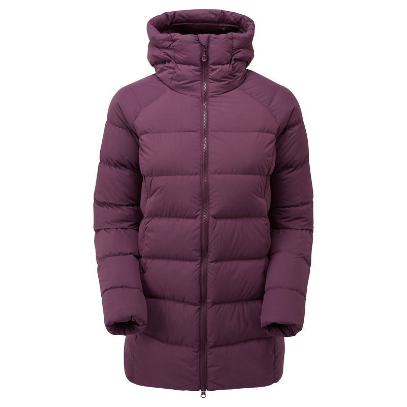 Montane Tundra Hooded Dunjackor Dam Lila | HLRJZA827