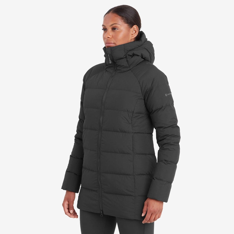 Montane Tundra Hooded Dunjackor Dam Svarta | YEJUAF039